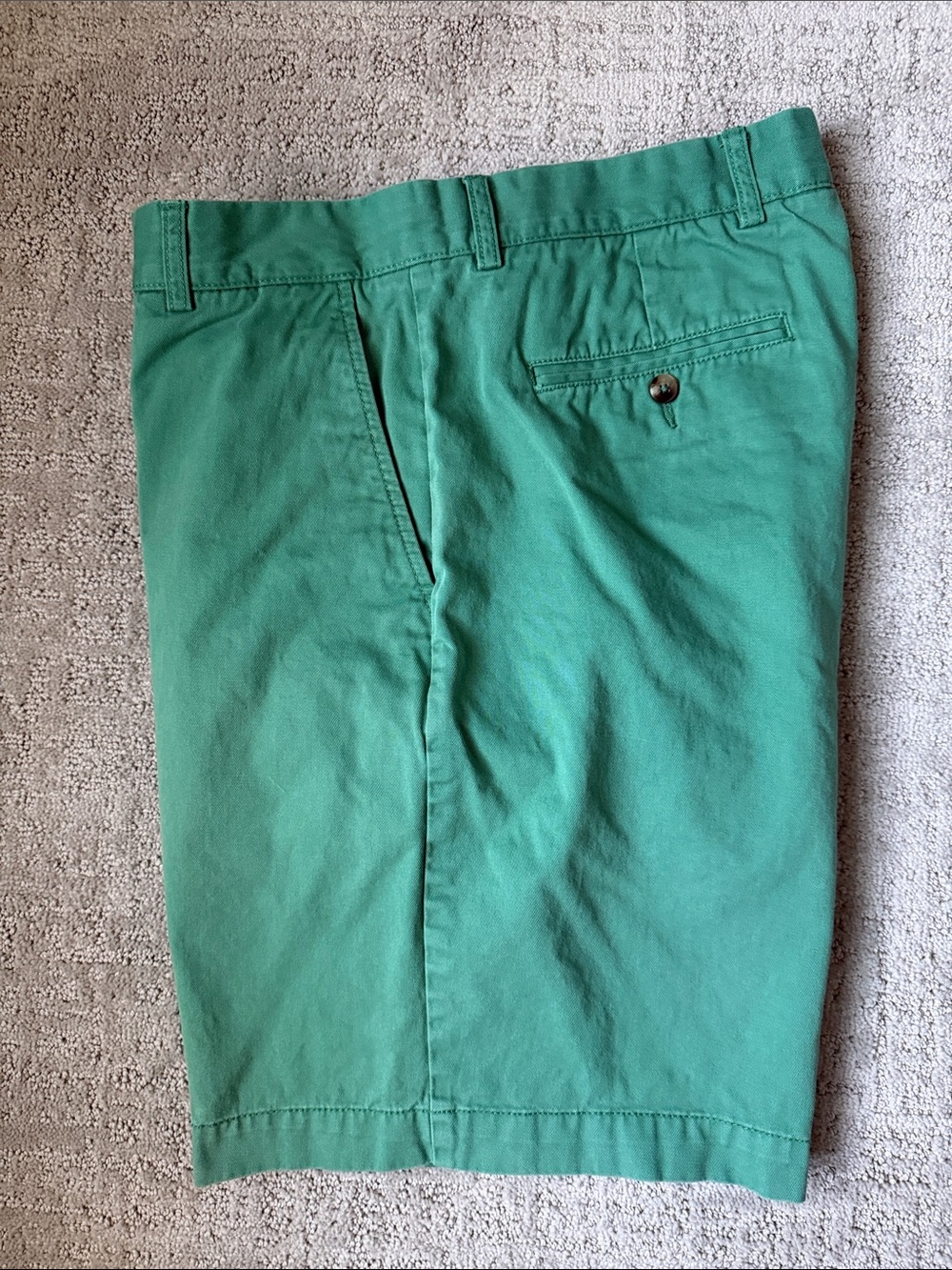 Roundtree & Yorke Green Flat Front Men’s Shorts